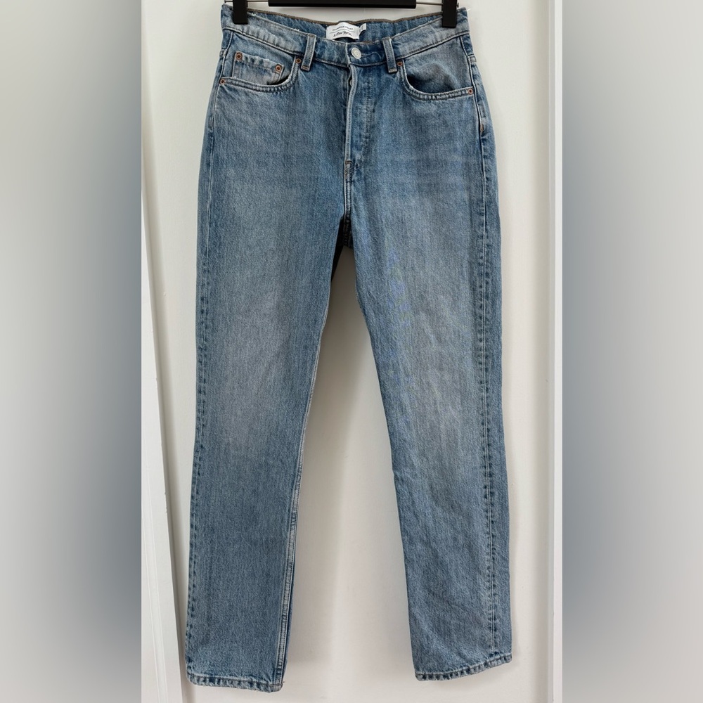 & Other Stories Light Blue Straight Jeans